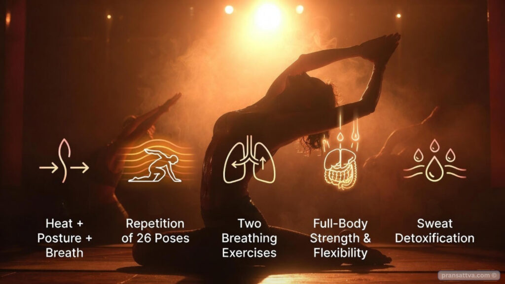 Bikram Yoga 26 poses hot yoga practice