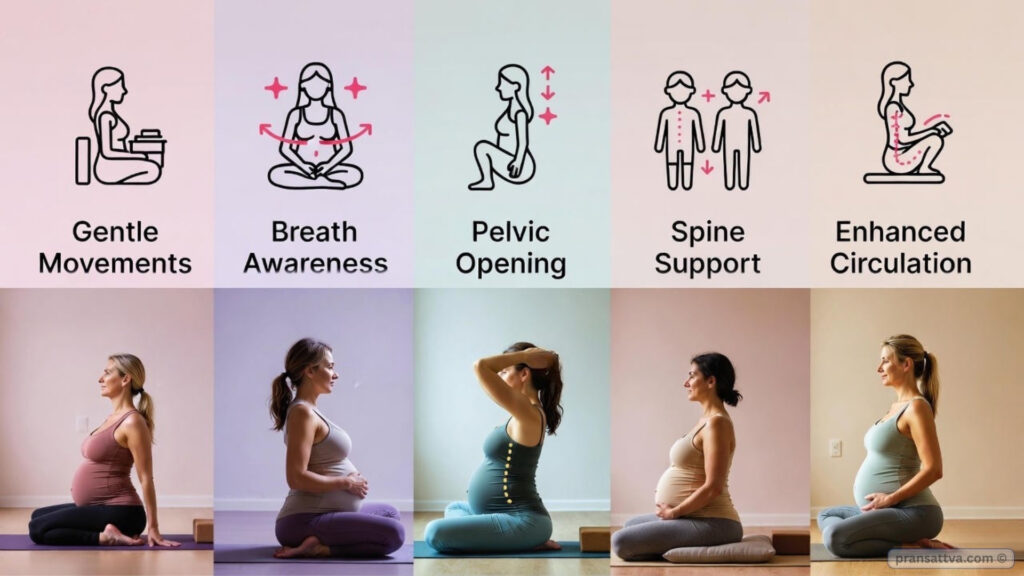Prenatal Yoga poses for healthy pregnancy
