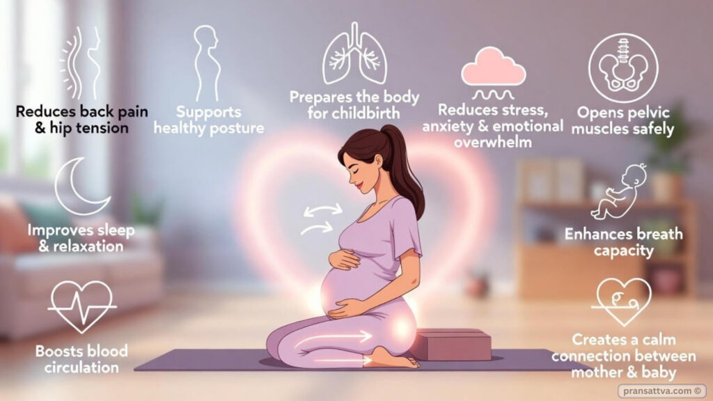 Prenatal Yoga poses for healthy pregnancy