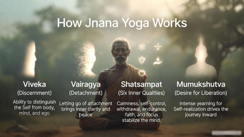 Jnana Yoga path of knowledge and self inquiry