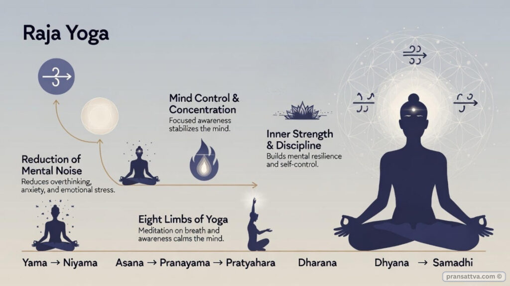 Raja Yoga meditation and path of self mastery