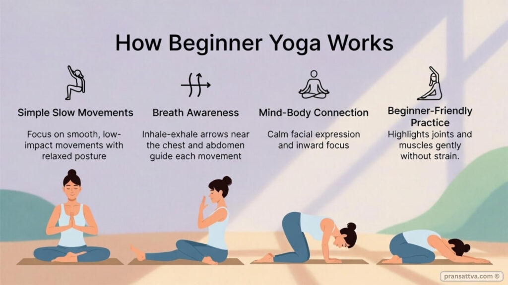 Beginner yoga easy poses for beginners