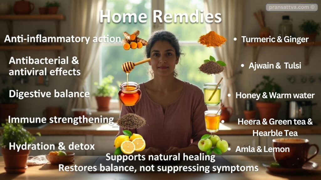 Natural home remedies for healthy living using ayurvedic herbs and ingredients